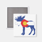 Colorado-Moose Magnet (Vorderseite/Rückseite)