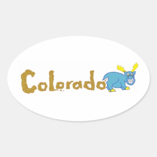 Colorado Mooser Sticker (Vorderseite)