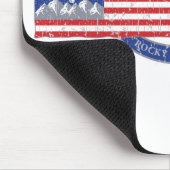 Colorado-Mountain-and-USA-Flag-Gray Mousepad (Ecke)