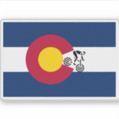 Colorado Mountain Aufkleber (Vorderseite)