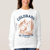 Colorado Mountain Deer Sweatshirt | Nature Lover (Vorderseite)