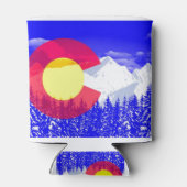 Colorado Mountain Flag Dosenkühler (Rückseite)