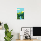 Colorado Mountain Landscape wall art Poster (Heimbüro)