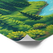Colorado Mountain Landscape wall art Poster (Ecke)
