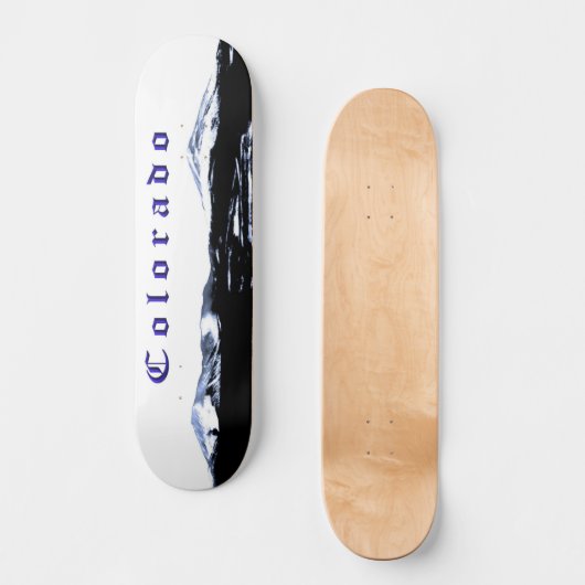 Colorado Mountain Skateboard Deck (Vorderseite)