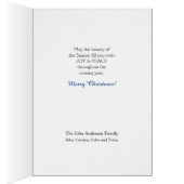 Colorado Mountain Snow Weihnachtskarte (Innen (Rechts))