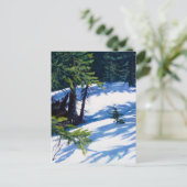 Colorado Mountain Snow Weihnachtskarte Postkarte (Stehend Vorderseite)