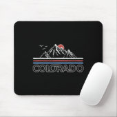 Colorado Mountain State Flag Tee Rocky Mountains S Mousepad (Mit Mouse)