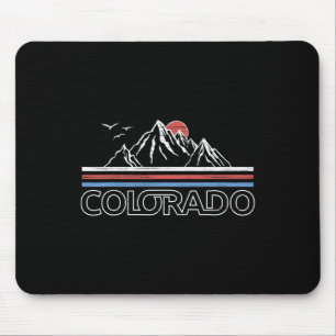Colorado Mountain State Flag Tee Rocky Mountains S Mousepad