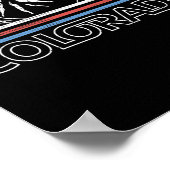Colorado Mountain State Flag Tee Rocky Mountains S Poster (Ecke)