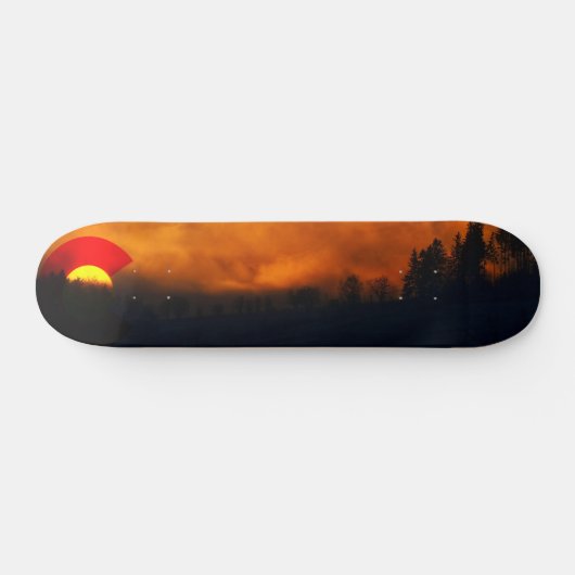 Colorado Mountain Sunset Skateboard (Horizontal)