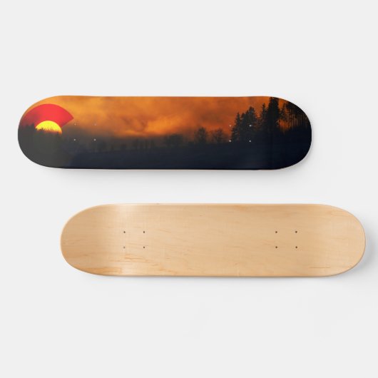 Colorado Mountain Sunset Skateboard (Horizontal)