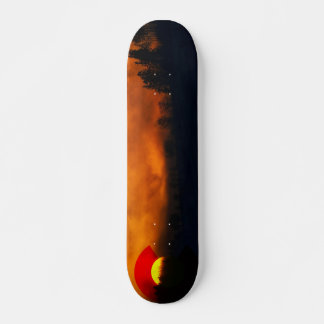 Colorado Mountain Sunset Skateboard