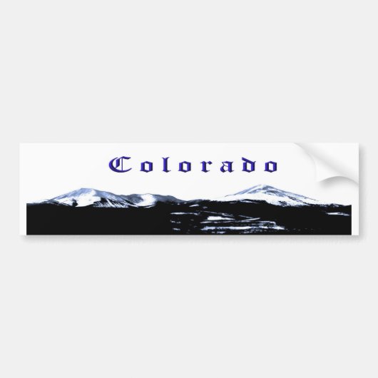 Colorado Mountain V Autoaufkleber (Vorne)