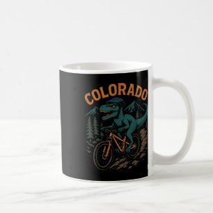 Colorado Mountainbike T-Rex Dinosaur Lustig Radfah Kaffeetasse