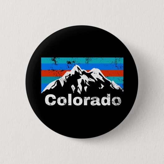 Colorado Mountains Button (Vorderseite)
