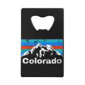 Colorado Mountains Geldbeutel Flaschenöffner (Vorderseite)