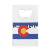Colorado Mountains Geldbeutel Flaschenöffner (Rückseite)