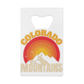 Colorado Mountains Geldbeutel Flaschenöffner (Rückseite)