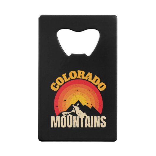 Colorado Mountains Geldbeutel Flaschenöffner (Vorderseite)