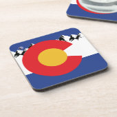 Colorado Mountains Getränkeuntersetzer (Linke Seite)