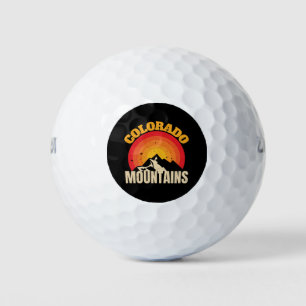 Colorado Mountains Golfball