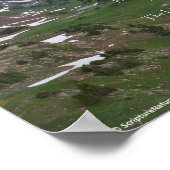 Colorado Mountains, Gott ist mit dir, Joshua 1, Poster (Ecke)