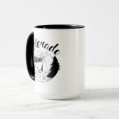 Colorado Mountains Ink Zeichnend Tasse (Vorderseite Links)