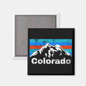 Colorado Mountains Magnet (Vorderseite/Rückseite)