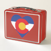 Colorado Mountains Metall Brotdose (Rückseite)
