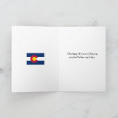 Colorado Mountains Mosaik Foto Collage wird gut Karte (Innenseite)