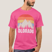 Colorado Mountains Nature Hiking Climbing T-Shirt (Vorderseite)