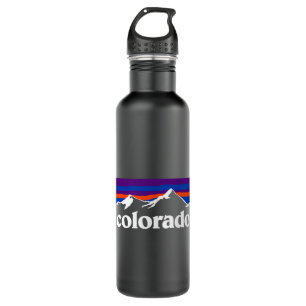 Colorado Mountains Outdoor Flag Design Edelstahlflasche
