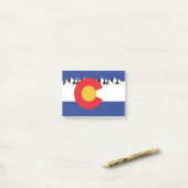 Colorado Mountains Post-it Klebezettel (Auf Schreibtisch)