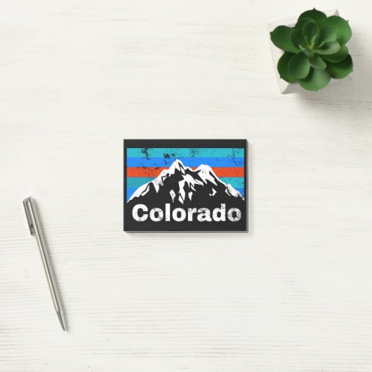 Colorado Mountains Post-it Klebezettel (Büro)