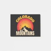 Colorado Mountains Post-it Klebezettel (Vorderseite)