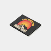 Colorado Mountains Post-it Klebezettel (angewinkelt)