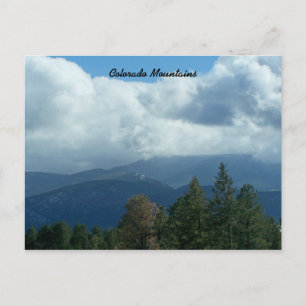 Colorado Mountains Postcard Postkarte