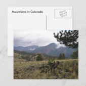 Colorado Mountains Postcard Postkarte (Vorne/Hinten)