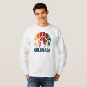 Colorado Mountains Retro T-Shirt (Vorne ganz)