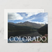 Colorado Mountains und Lake Postkarte (Vorne/Hinten)