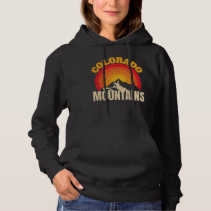 Colorado Mountains Vintag Hoodie