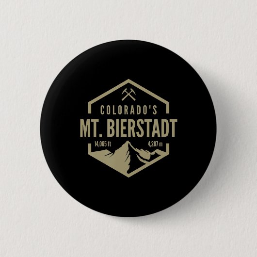 Colorado Mt Bierstadt Button (Vorderseite)