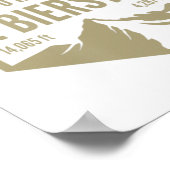 Colorado Mt Bierstadt Poster (Ecke)