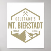 Colorado Mt Bierstadt Poster (Vorne)