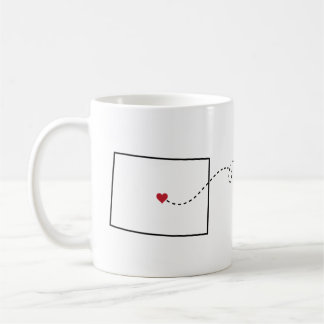 Colorado nach Idaho - Heart2Heart Kaffeetasse