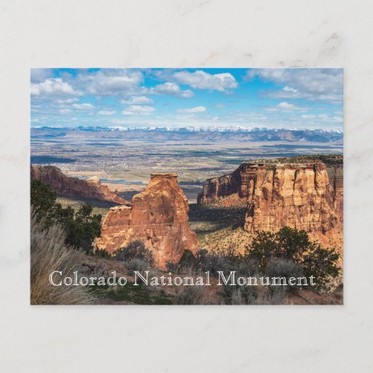 Colorado National Monument Travel Postkarte (Vorderseite)