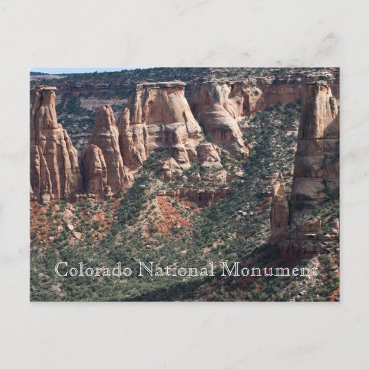Colorado National Monument Travel Postkarte (Vorderseite)