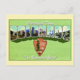 Colorado National Parks Grußpostkarte Postkarte