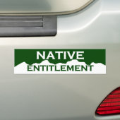 Colorado Native Entitlement Autoaufkleber (Auf Auto)